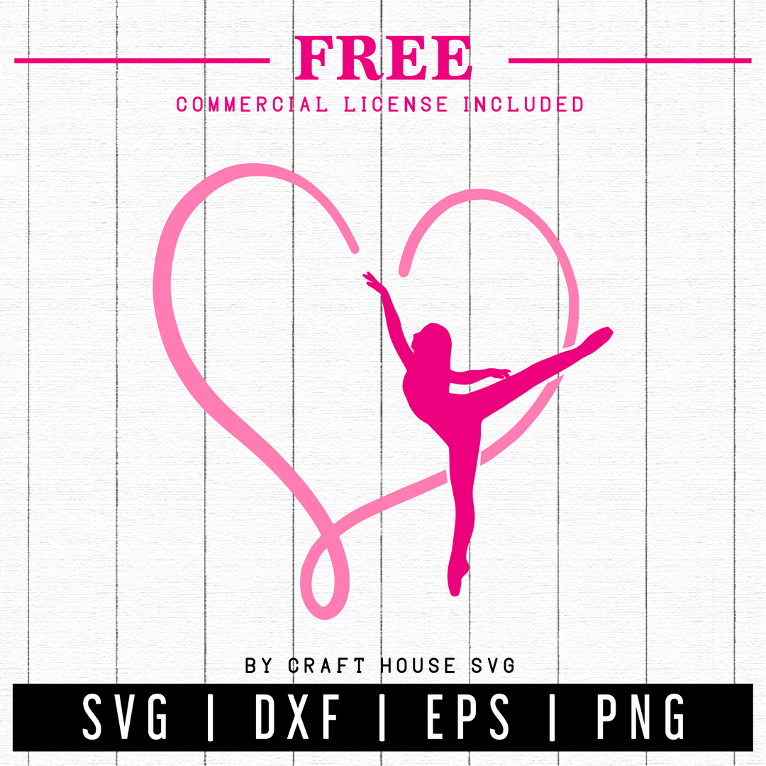 FREE | Ballerina SVG | FB17 Craft House SVG - SVG files for Cricut and Silhouette