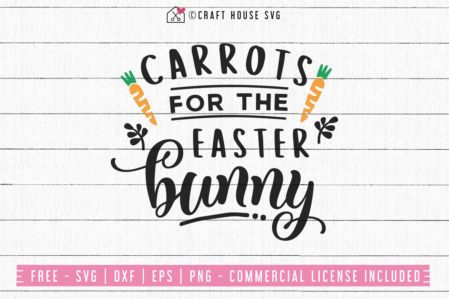 Free Carrots for the Easter Bunny SVG | FB69 Craft House SVG - SVG files for Cricut and Silhouette