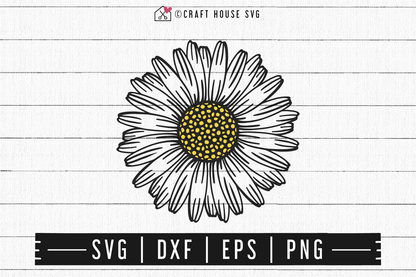 FREE Daisy SVG | FB104 Craft House SVG - SVG files for Cricut and Silhouette