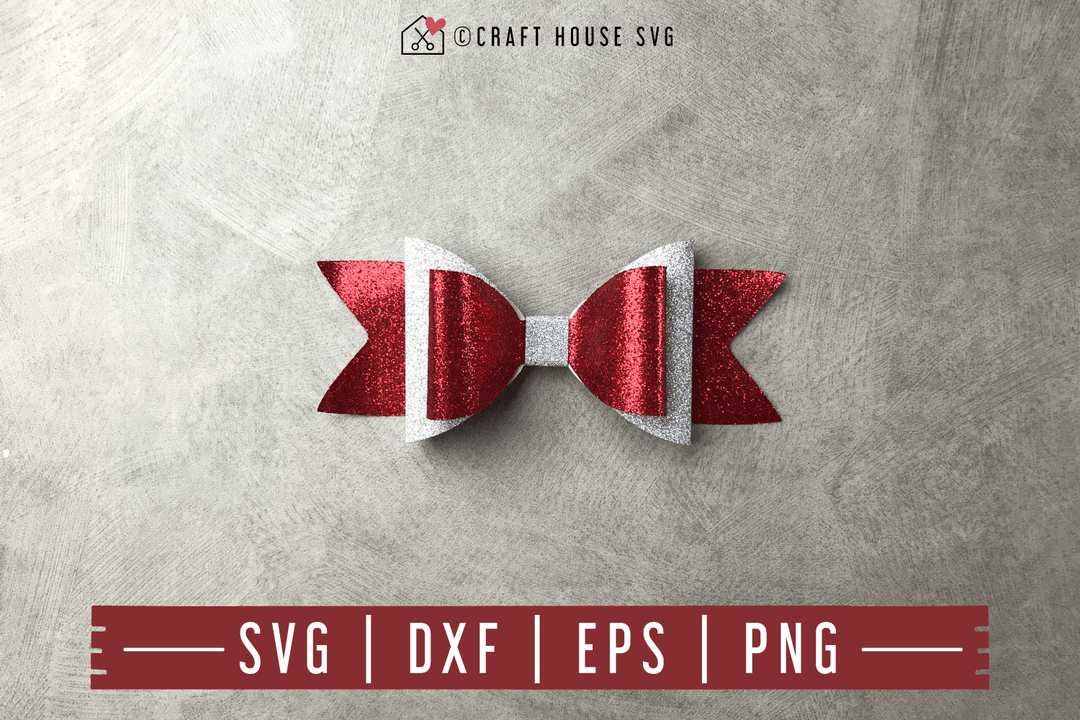 FREE Hair bow SVG | FB125 Craft House SVG - SVG files for Cricut and Silhouette