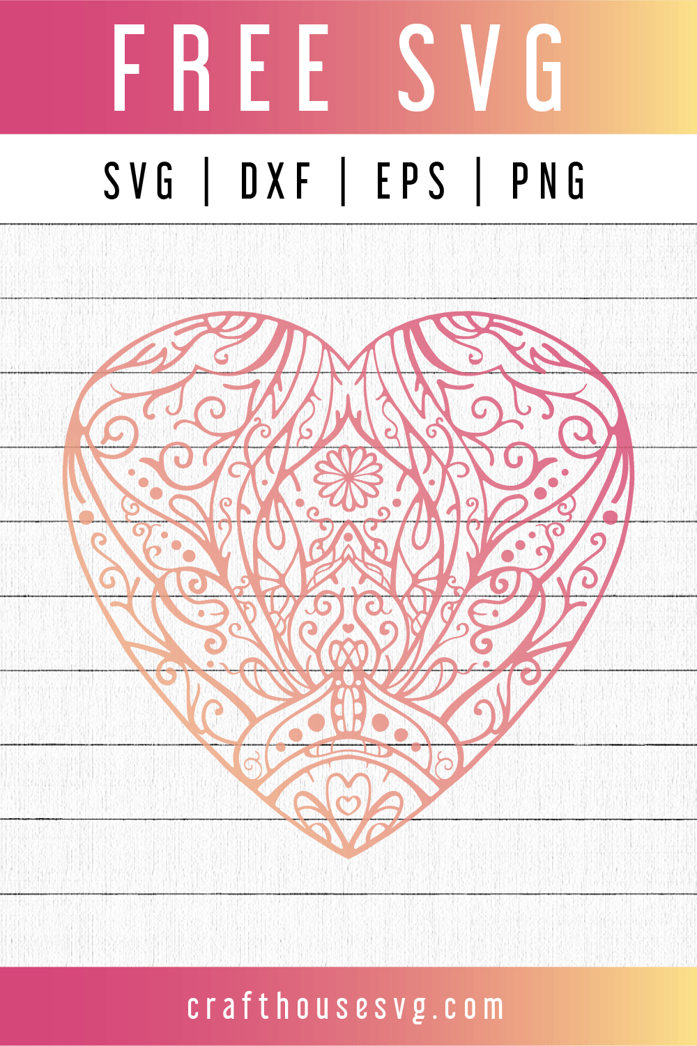 Free Heart Mandala SVG | FB79 - Craft House SVG free-heart-mandala-svg-fb79-craft-house-svg
