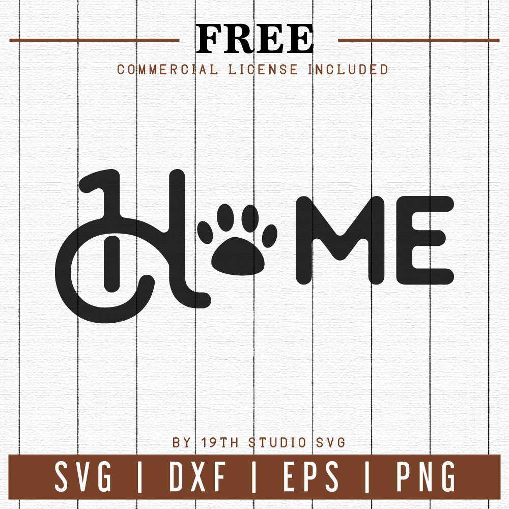Free Home SVG cut file | FB18 Craft House SVG - SVG files for Cricut and Silhouette