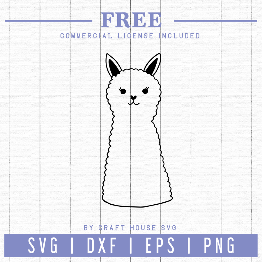 Free Llama SVG | FB53 Craft House SVG - SVG files for Cricut and Silhouette