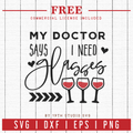 FREE My doctor says I need glasses SVG cut file | FB32 Craft House SVG - SVG files for Cricut and Silhouette