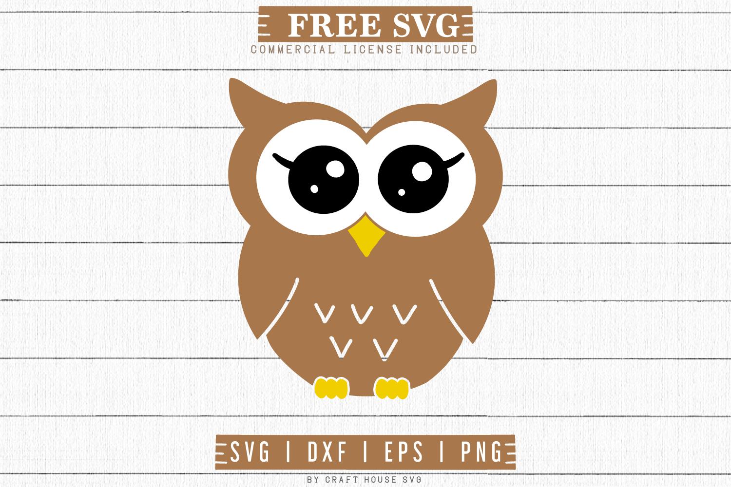 Free Owl SVG | FB60 Craft House SVG - SVG files for Cricut and Silhouette