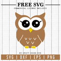 Free Owl SVG | FB60 Craft House SVG - SVG files for Cricut and Silhouette