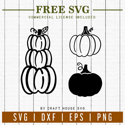 FREE | Pumpkins SVG | FB2 Craft House SVG - SVG files for Cricut and Silhouette