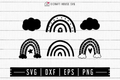FREE Scandinavian Rainbow SVG | FB132 Craft House SVG - SVG files for Cricut and Silhouette