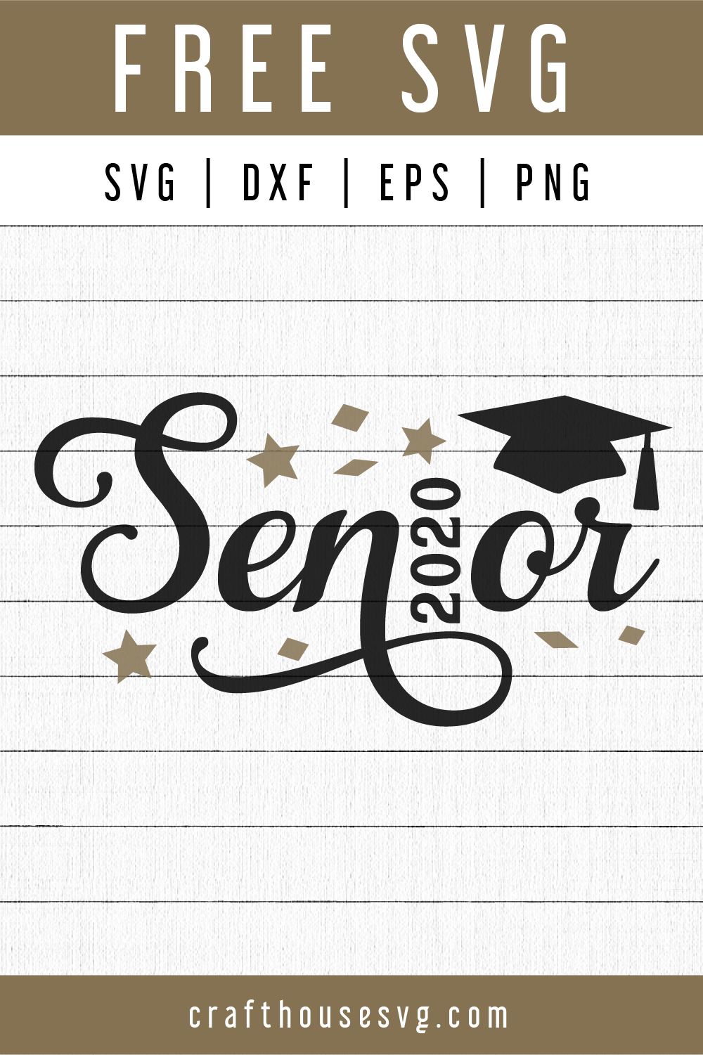 FREE Senior 2020 SVG | FB109 Craft House SVG - SVG files for Cricut and Silhouette