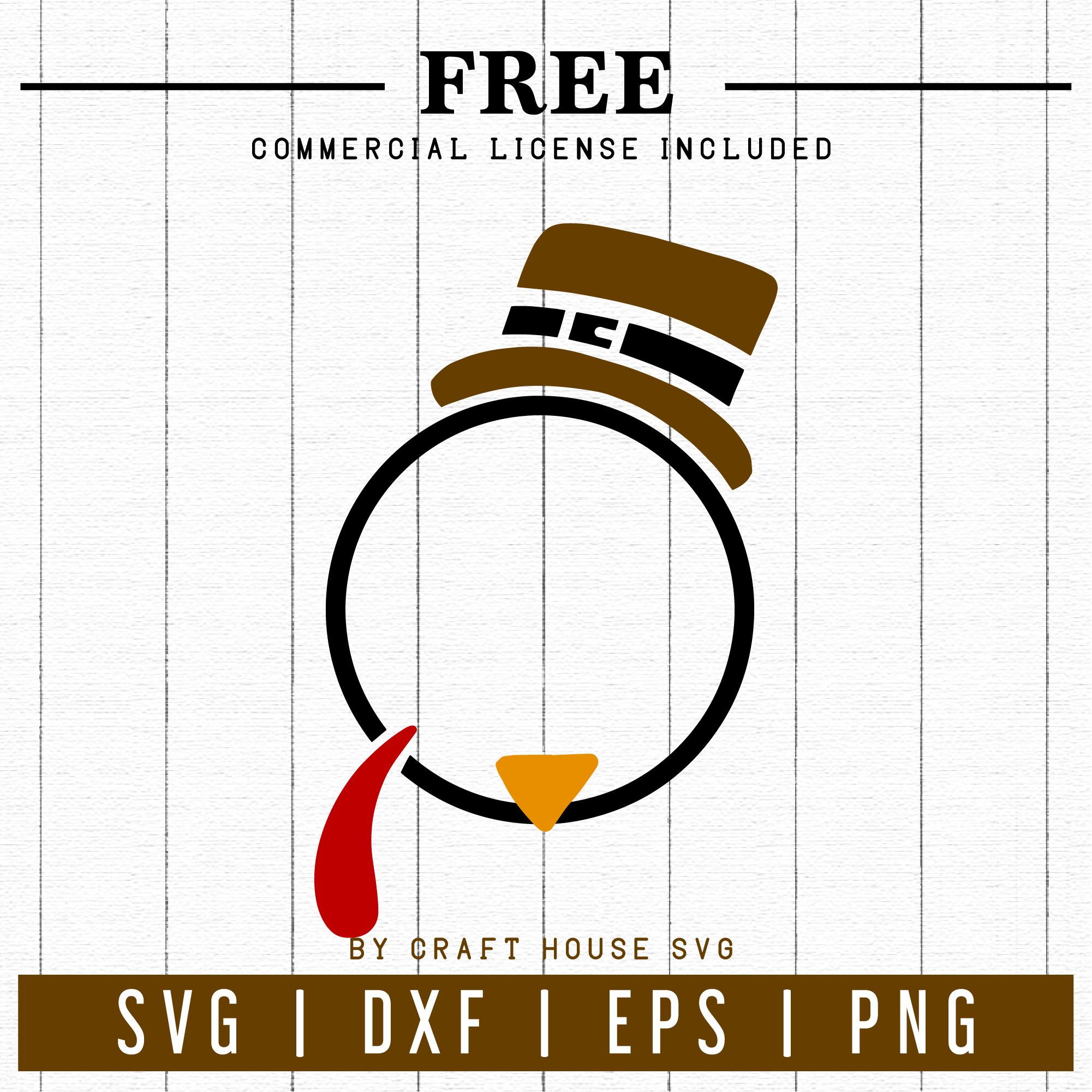 FREE | Thanksgiving Monogram Frame SVG | FB39 Craft House SVG - SVG files for Cricut and Silhouette