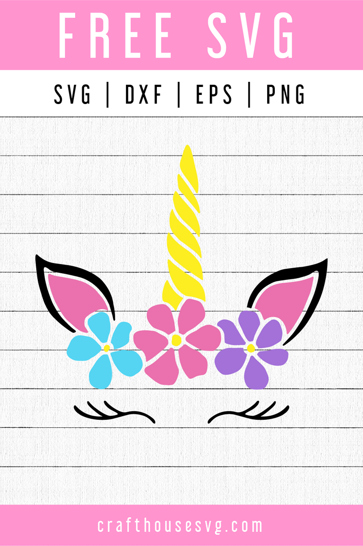 FREE Unicorn SVG | FB95 Craft House SVG - SVG files for Cricut and Silhouette