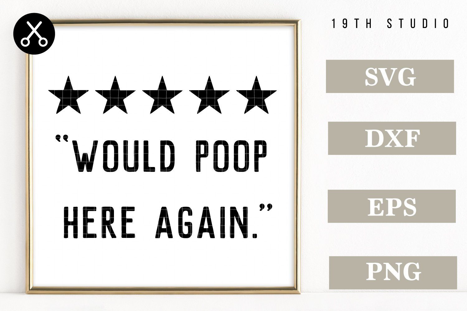 Funny Bathroom Signs SVG bundle - M32 Craft House SVG - SVG files for Cricut and Silhouette