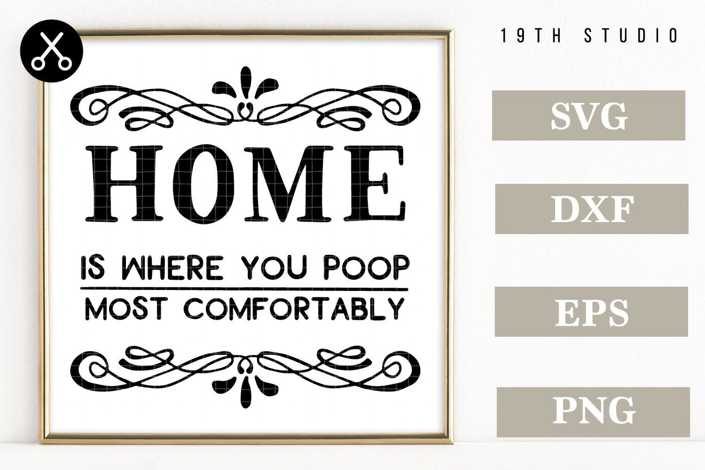 Funny Bathroom Signs SVG bundle - M32 Craft House SVG - SVG files for Cricut and Silhouette