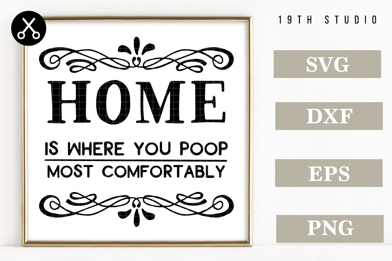 Funny Bathroom Signs SVG bundle - M32 Craft House SVG - SVG files for Cricut and Silhouette
