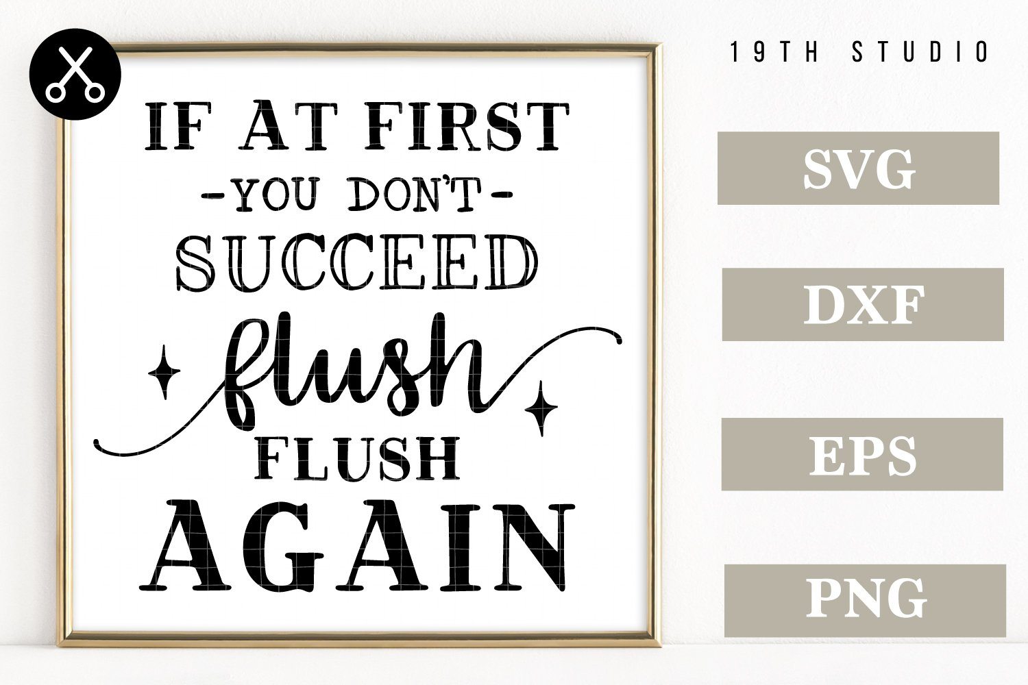 Funny Bathroom Signs SVG bundle - M32 Craft House SVG - SVG files for Cricut and Silhouette