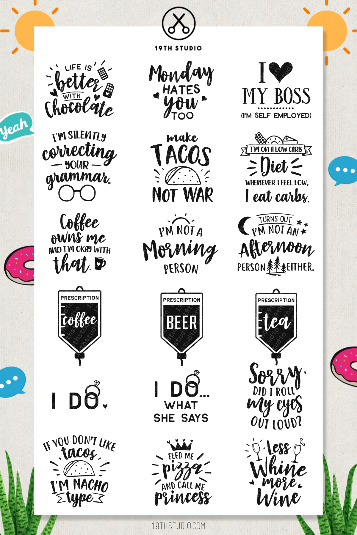 Funny quotes SVG bundle - M4 Craft House SVG - SVG files for Cricut and Silhouette