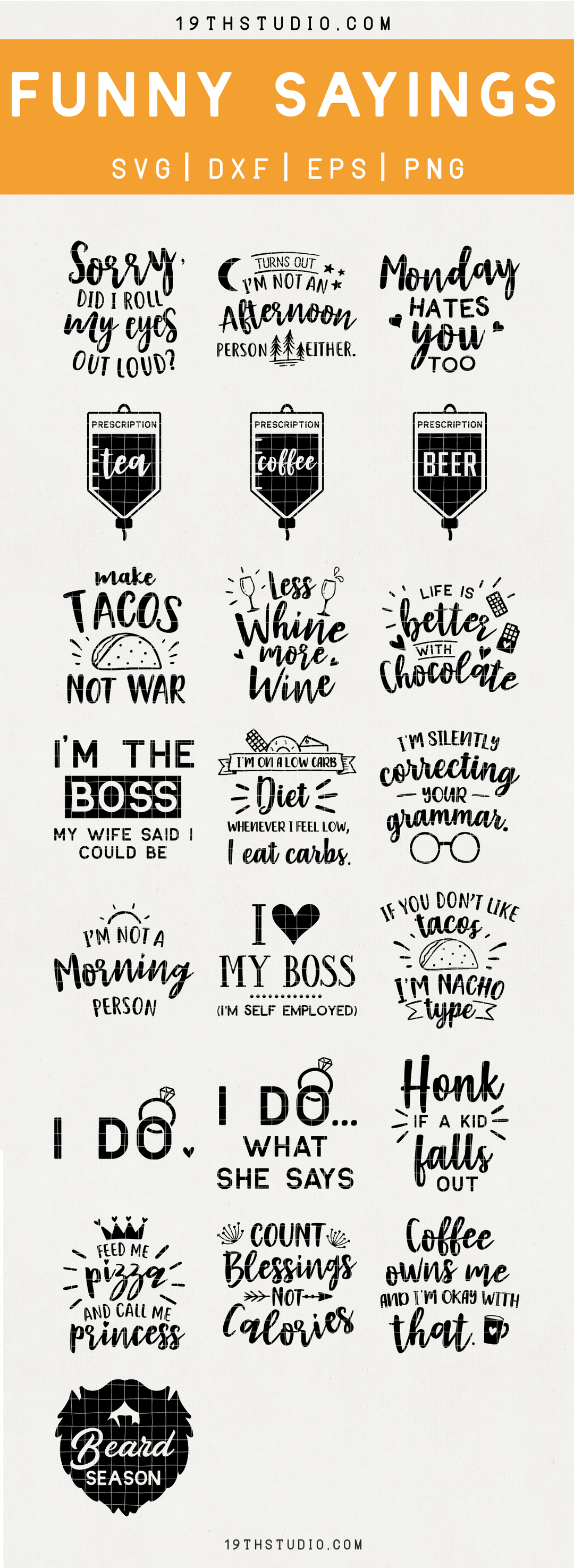 Funny quotes SVG bundle - M4 Craft House SVG - SVG files for Cricut and Silhouette