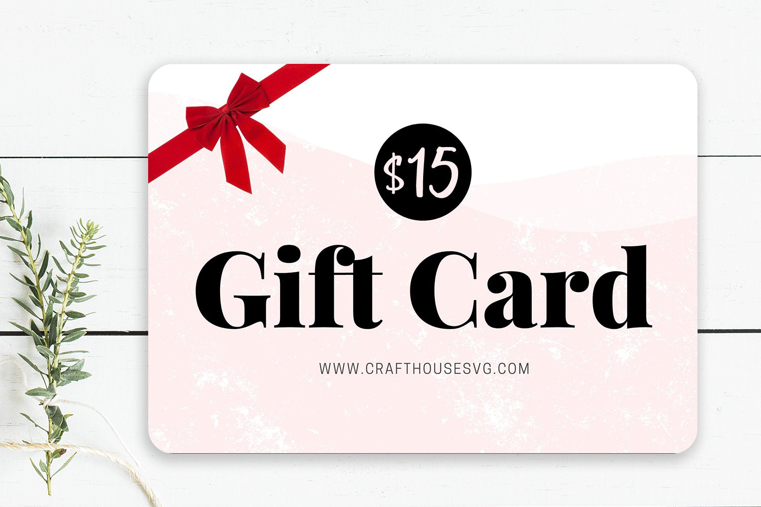 Gift Card - Craft House SVG