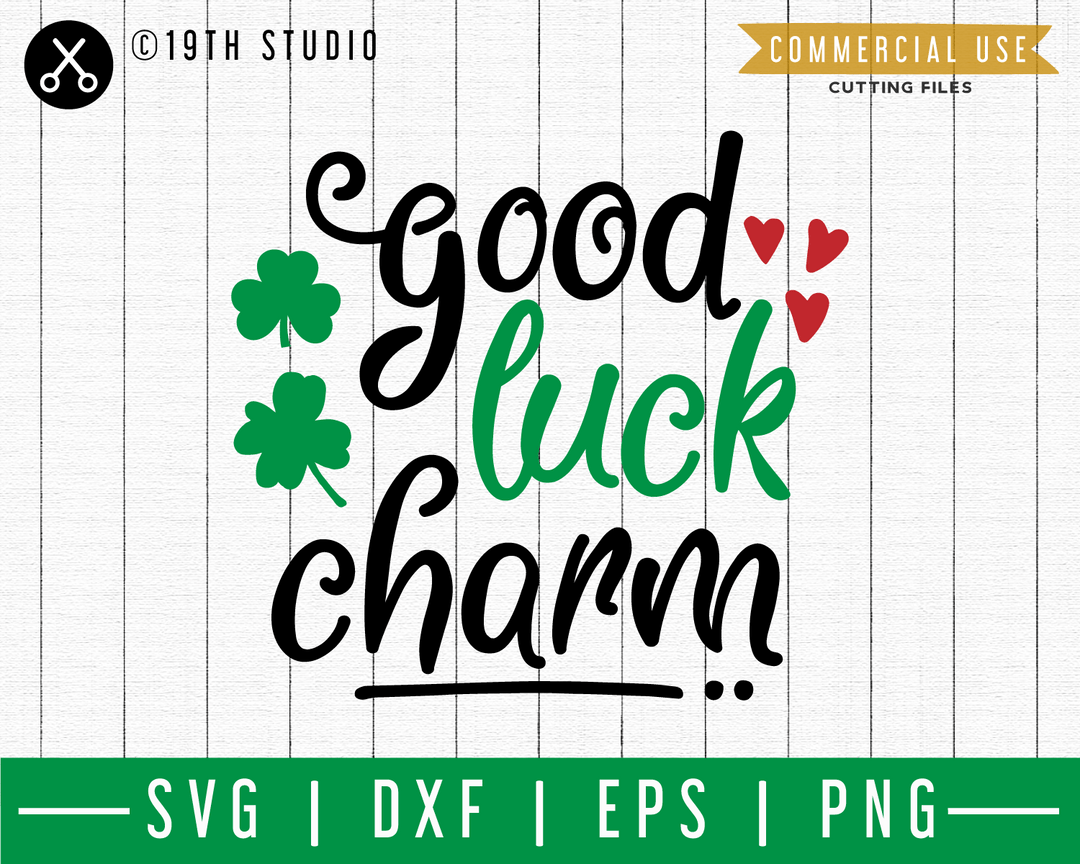 Good luck charm SVG | A St. Patrick's Day SVG cut file M45F Craft House SVG - SVG files for Cricut and Silhouette