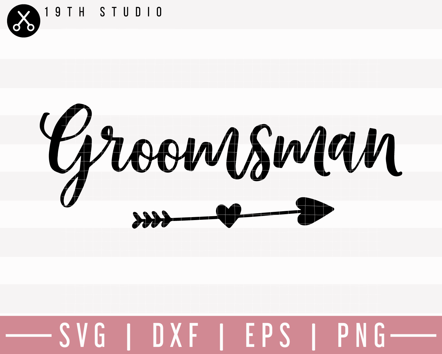 Groomsman SVG | M27F8 Craft House SVG - SVG files for Cricut and Silhouette