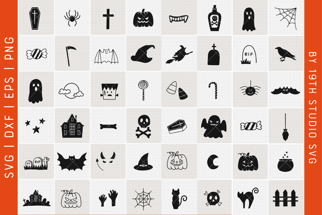 Halloween Illustration Bundle | VB38 Craft House SVG - SVG files for Cricut and Silhouette