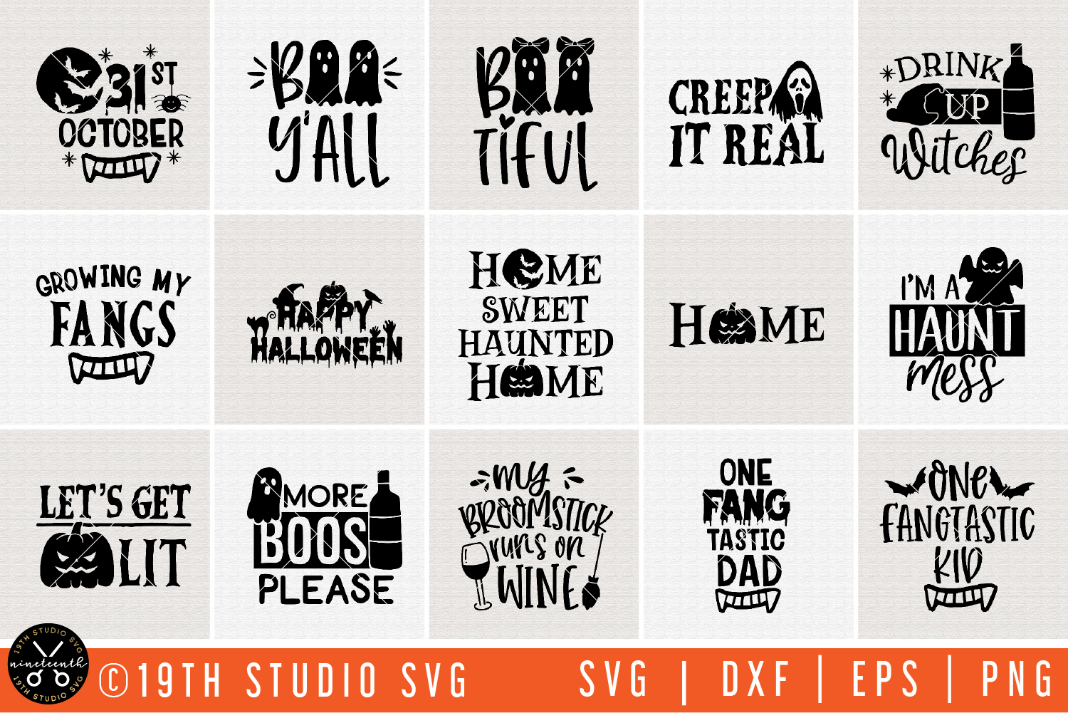 Halloween SVG Bundle | MB59 Craft House SVG - SVG files for Cricut and Silhouette