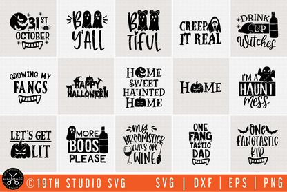 Halloween SVG Bundle | MB59 Craft House SVG - SVG files for Cricut and Silhouette