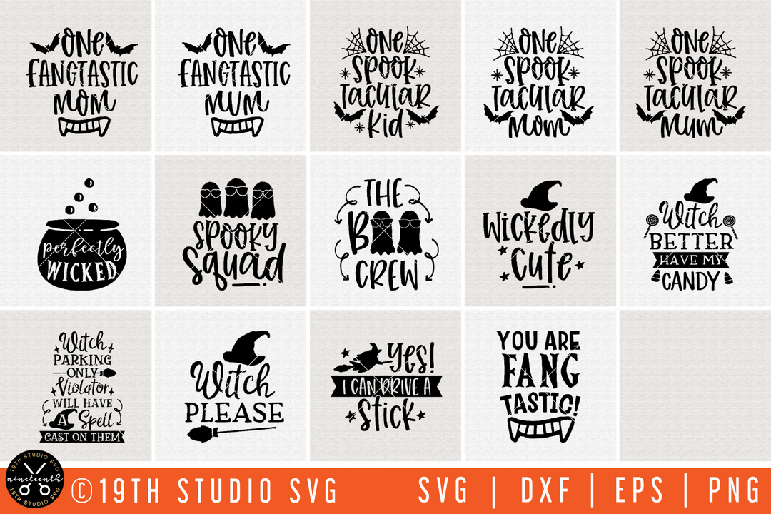Halloween SVG Bundle | MB59 Craft House SVG - SVG files for Cricut and Silhouette
