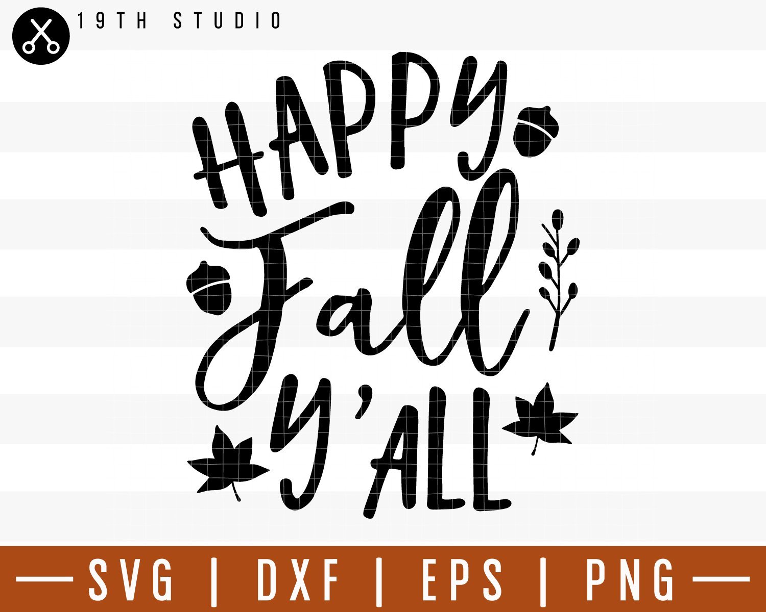 Happy fall y'all SVG | M29F5 Craft House SVG - SVG files for Cricut and Silhouette