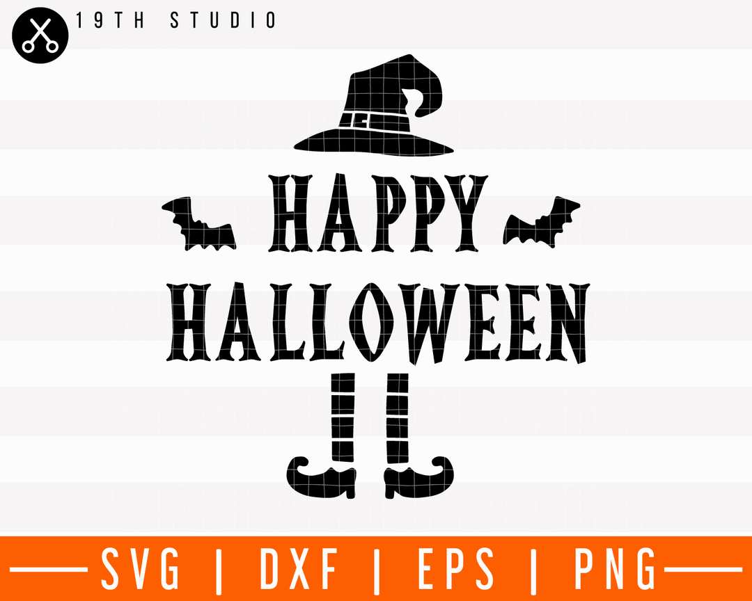 Happy Halloween SVG | M28F5 Craft House SVG - SVG files for Cricut and Silhouette