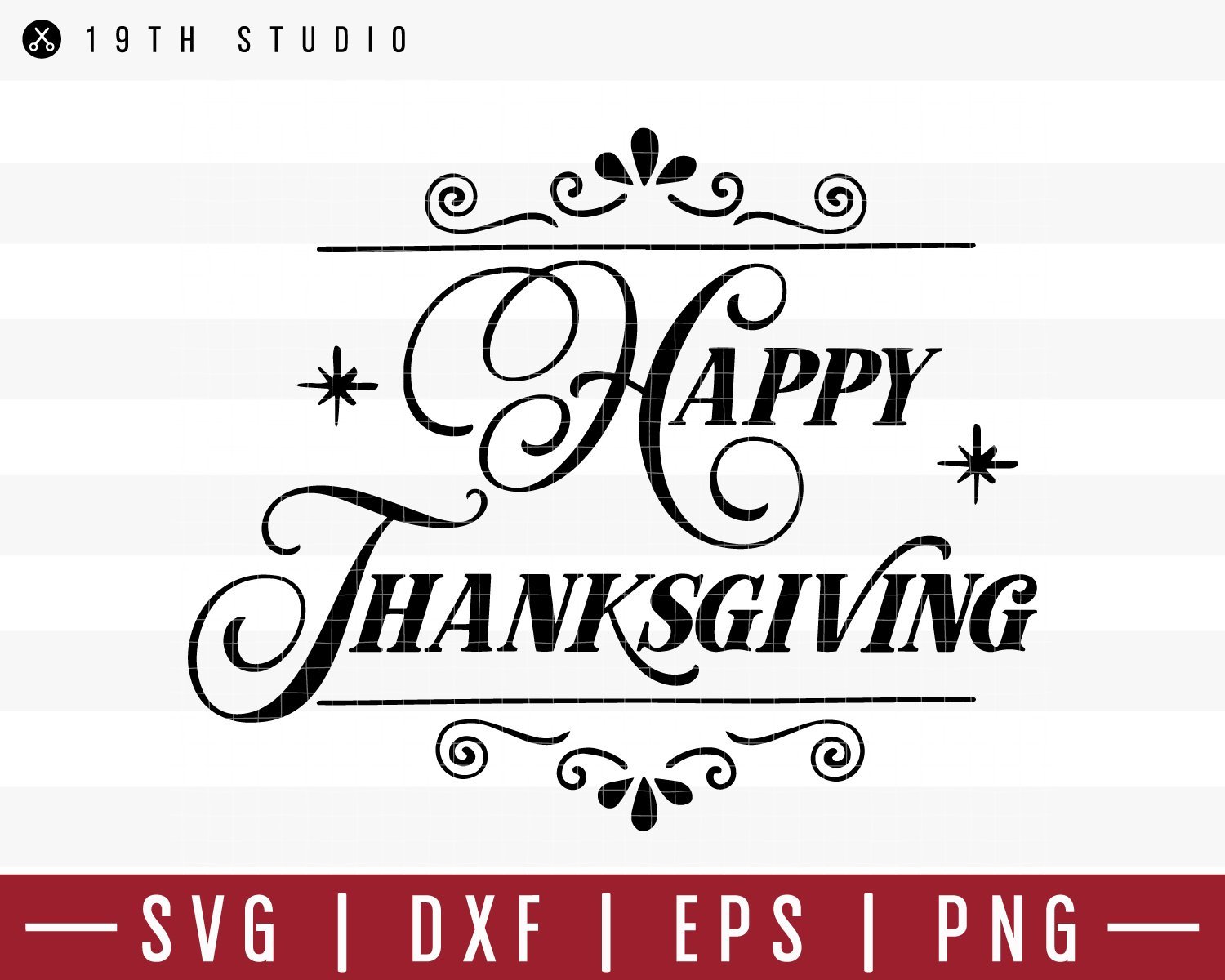 Happy Thanksgiving SVG | M39F9 Craft House SVG - SVG files for Cricut and Silhouette
