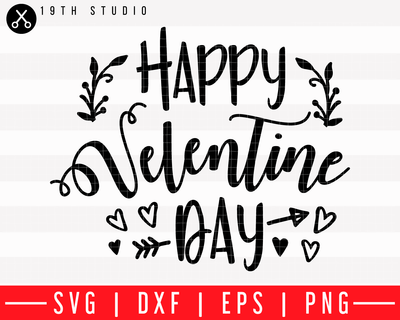 Happy Valentines Day SVG | M43F16 Craft House SVG - SVG files for Cricut and Silhouette