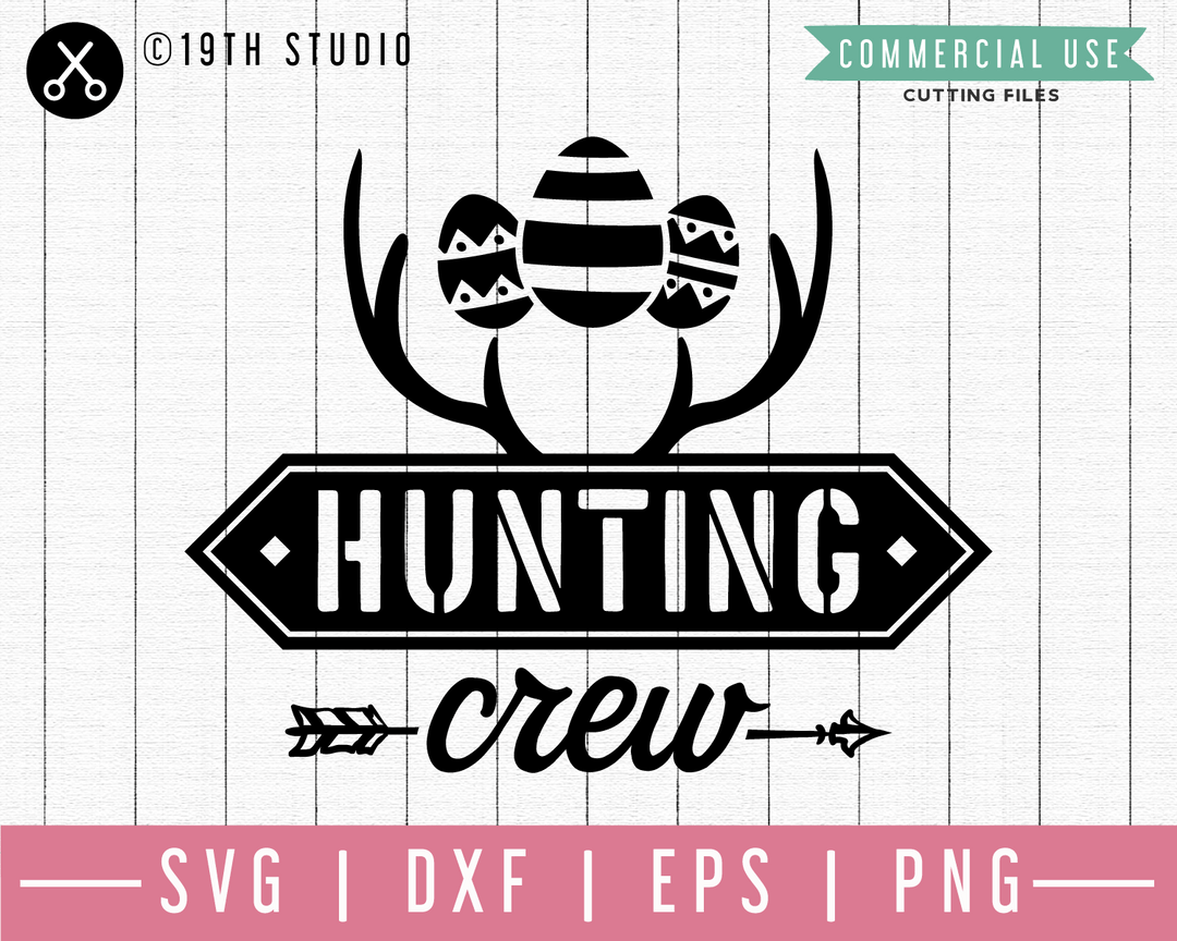 Hunting crew SVG | M46F | An Easter SVG cut file Craft House SVG - SVG files for Cricut and Silhouette