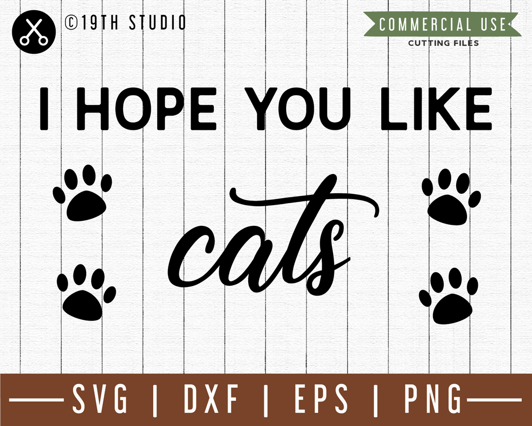 I hope you like cats SVG |M49F| A Doormat SVG file Craft House SVG - SVG files for Cricut and Silhouette