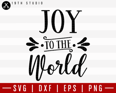 Joy To The World SVG | M21F31 Craft House SVG - SVG files for Cricut and Silhouette