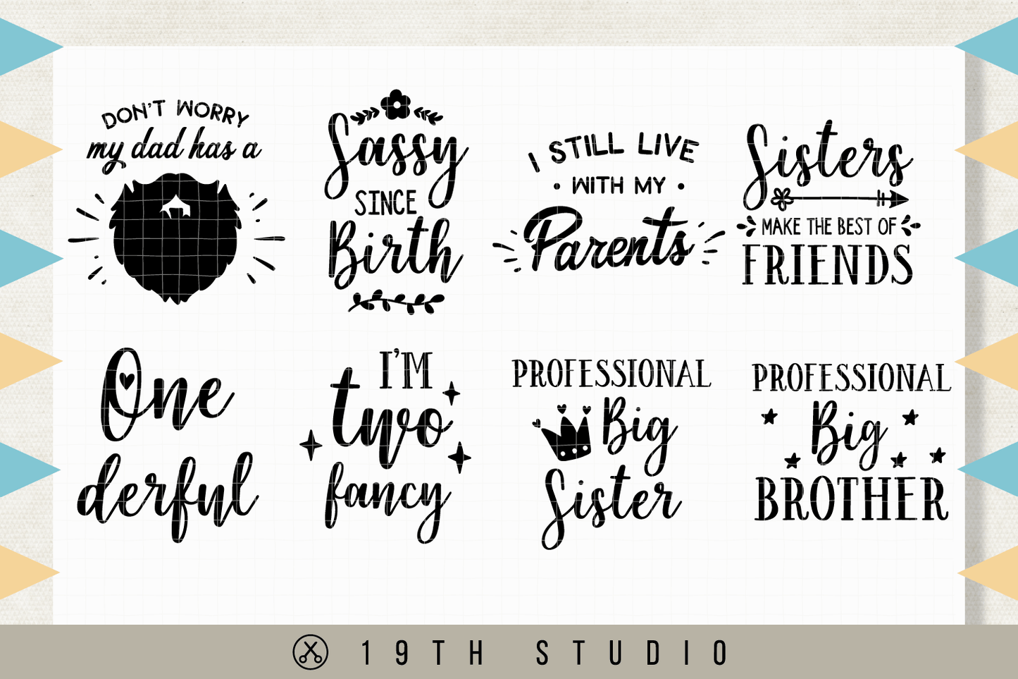 Kids SVG Bundle - M17 Craft House SVG - SVG files for Cricut and Silhouette