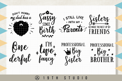 Kids SVG Bundle - M17 Craft House SVG - SVG files for Cricut and Silhouette