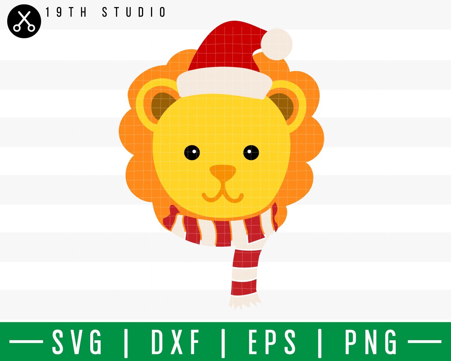 Lion Chritsmas SVG | M42F6 Craft House SVG - SVG files for Cricut and Silhouette
