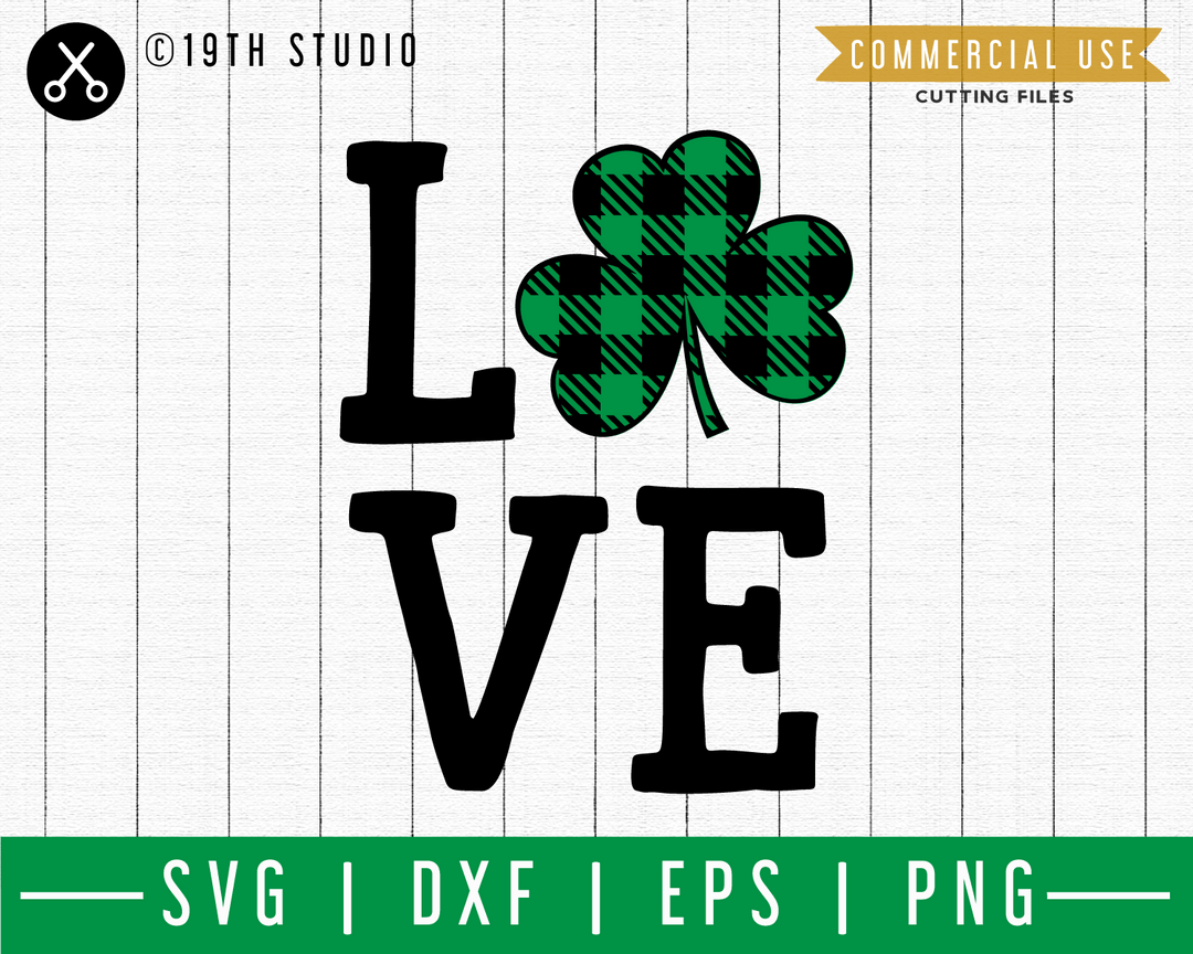 Love SVG | A St. Patrick's Day SVG cut file M45F Craft House SVG - SVG files for Cricut and Silhouette