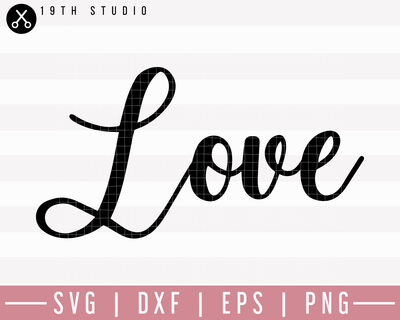 Love SVG | M27F16 Craft House SVG - SVG files for Cricut and Silhouette