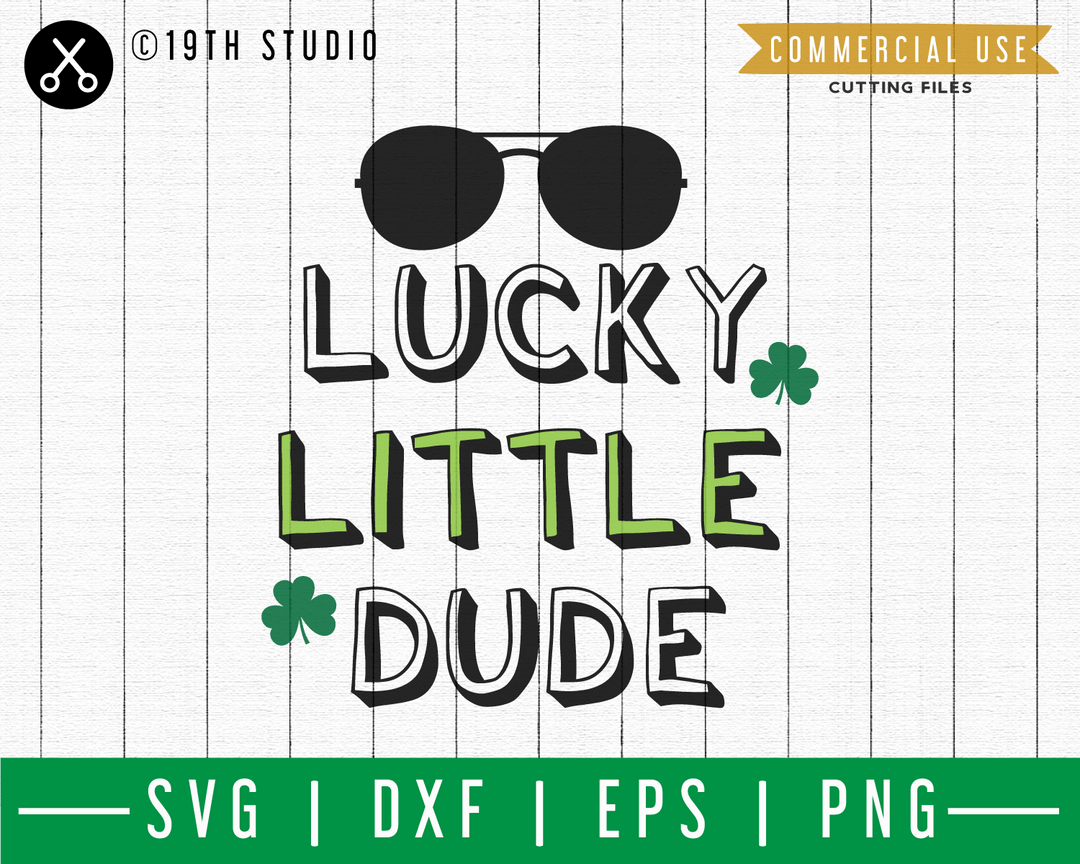 Lucky little dude SVG | A St. Patrick's Day SVG cut file M45F Craft House SVG - SVG files for Cricut and Silhouette