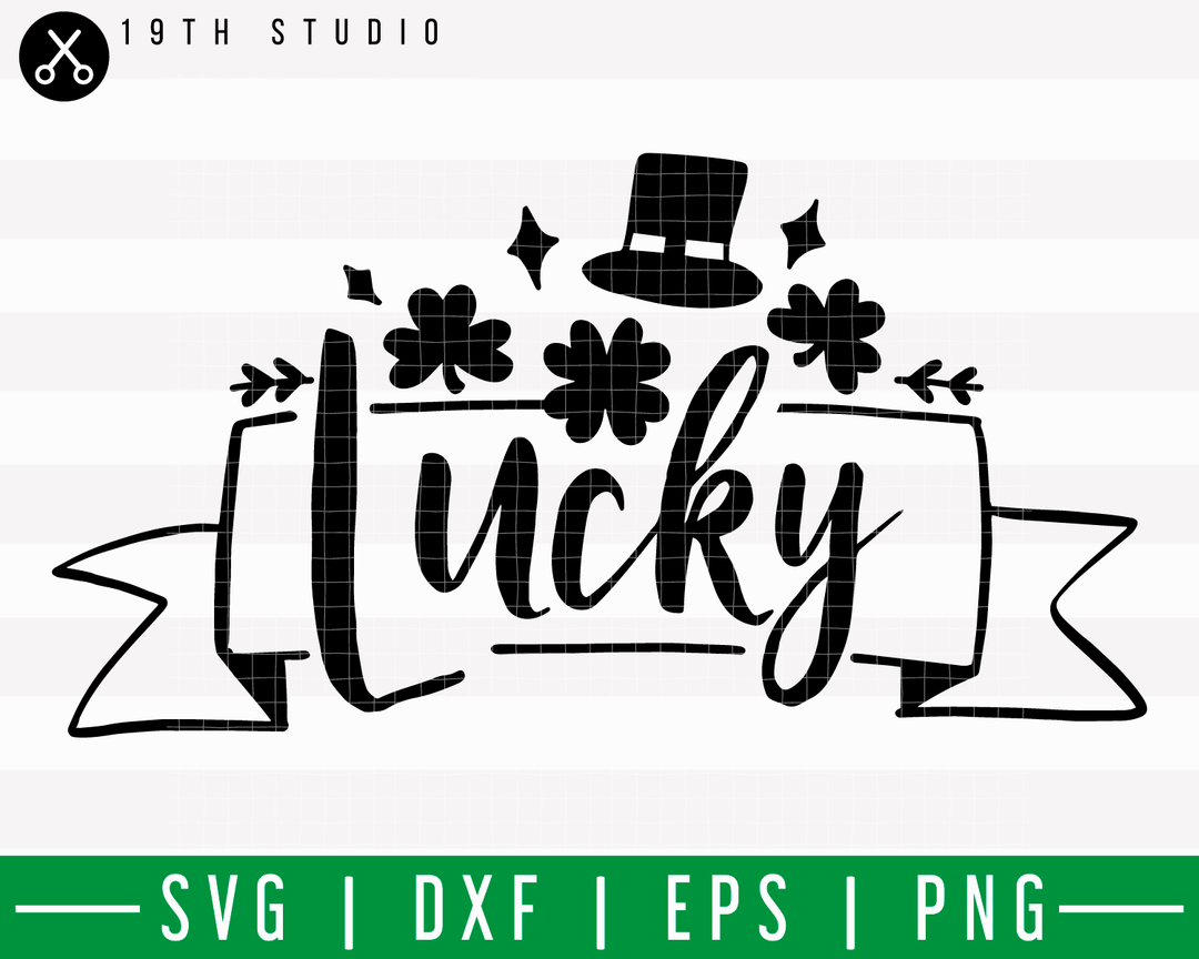 Lucky SVG | M18F14 Craft House SVG - SVG files for Cricut and Silhouette