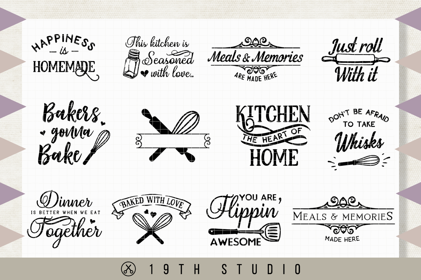 Kitchen SVG Bundle - Craft House SVG