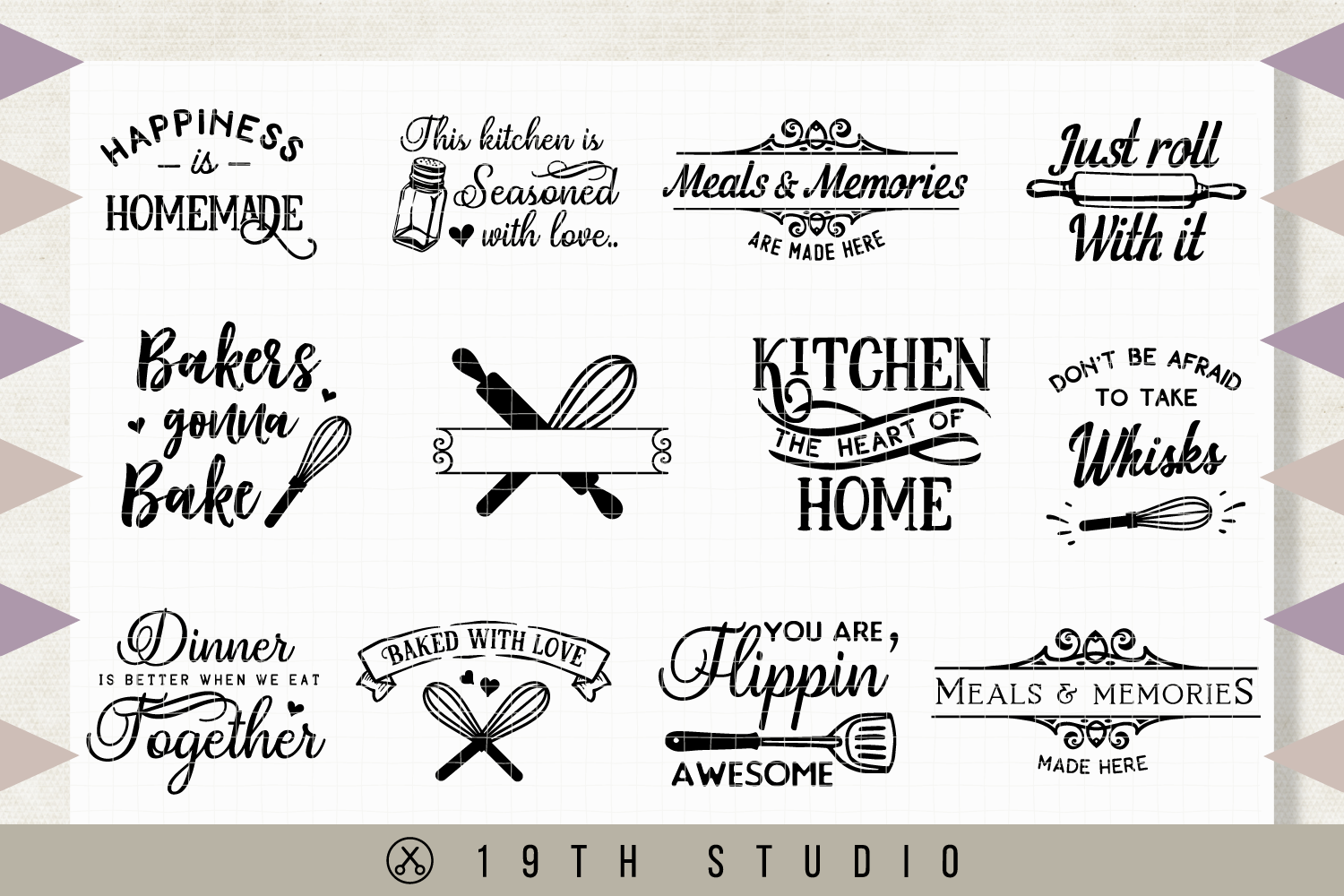 Kitchen SVG Bundle - Craft House SVG