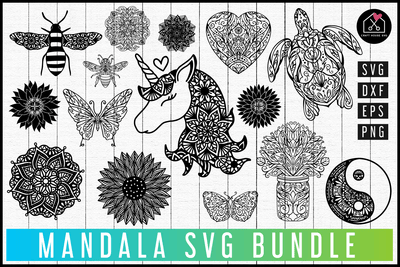 Mandala SVG Bundle | MB74 Craft House SVG - SVG files for Cricut and Silhouette
