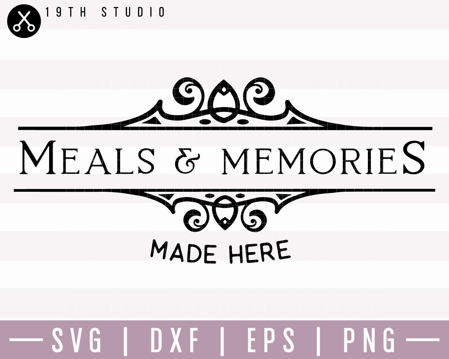 Meals And Memories Made Here 2 SVG | M22F12 Craft House SVG - SVG files for Cricut and Silhouette