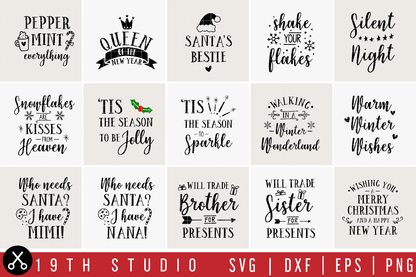 Mega Holidays SVG Bundle - M21 Craft House SVG - SVG files for Cricut and Silhouette