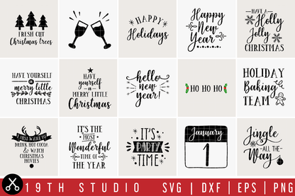 Mega Holidays SVG Bundle - M21 Craft House SVG - SVG files for Cricut and Silhouette