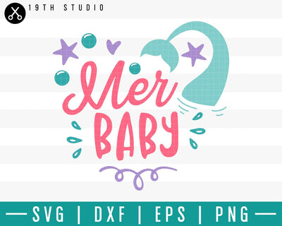 Mer baby SVG | M33F6 Craft House SVG - SVG files for Cricut and Silhouette