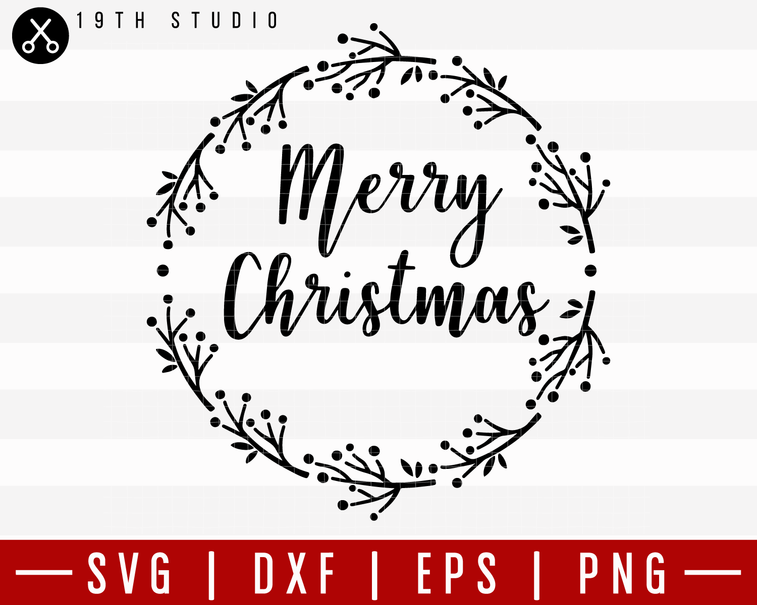 Merry Christmas 2 SVG | M21F36 Craft House SVG - SVG files for Cricut and Silhouette
